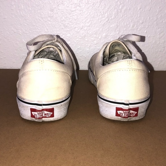 VANS Low Top Sneaker Women's Size 8/ Men's 6.5 Beige Yellow Unisex Shoes - Picture 4 of 11